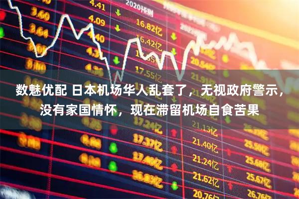 数魅优配 日本机场华人乱套了，无视政府警示，没有家国情怀，现在滞留机场自食苦果